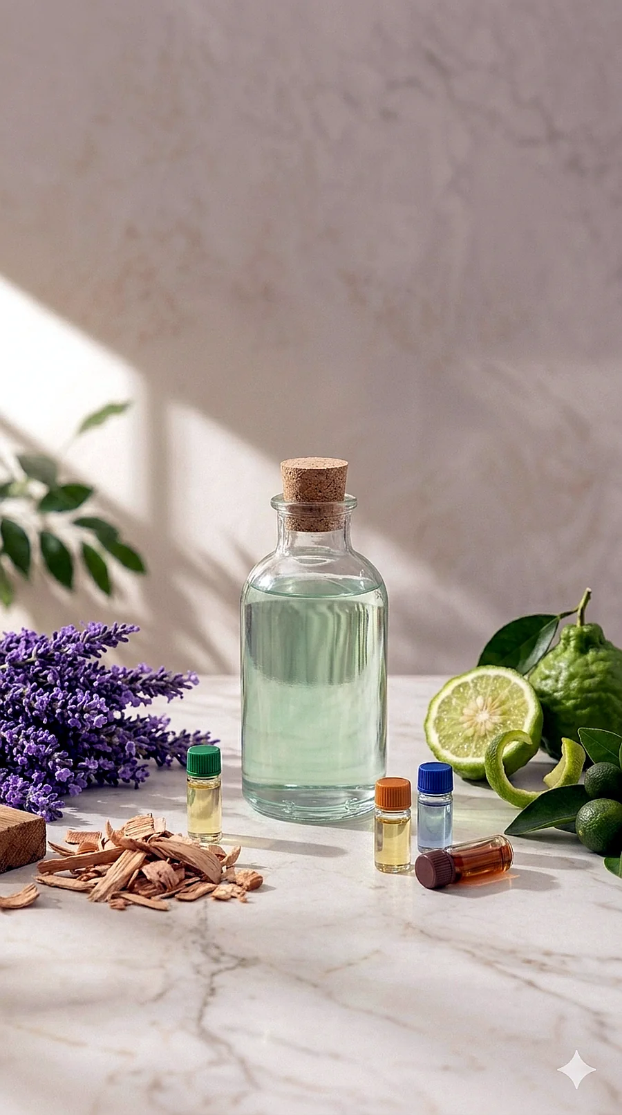Aromas botânicos Serena e Aurora