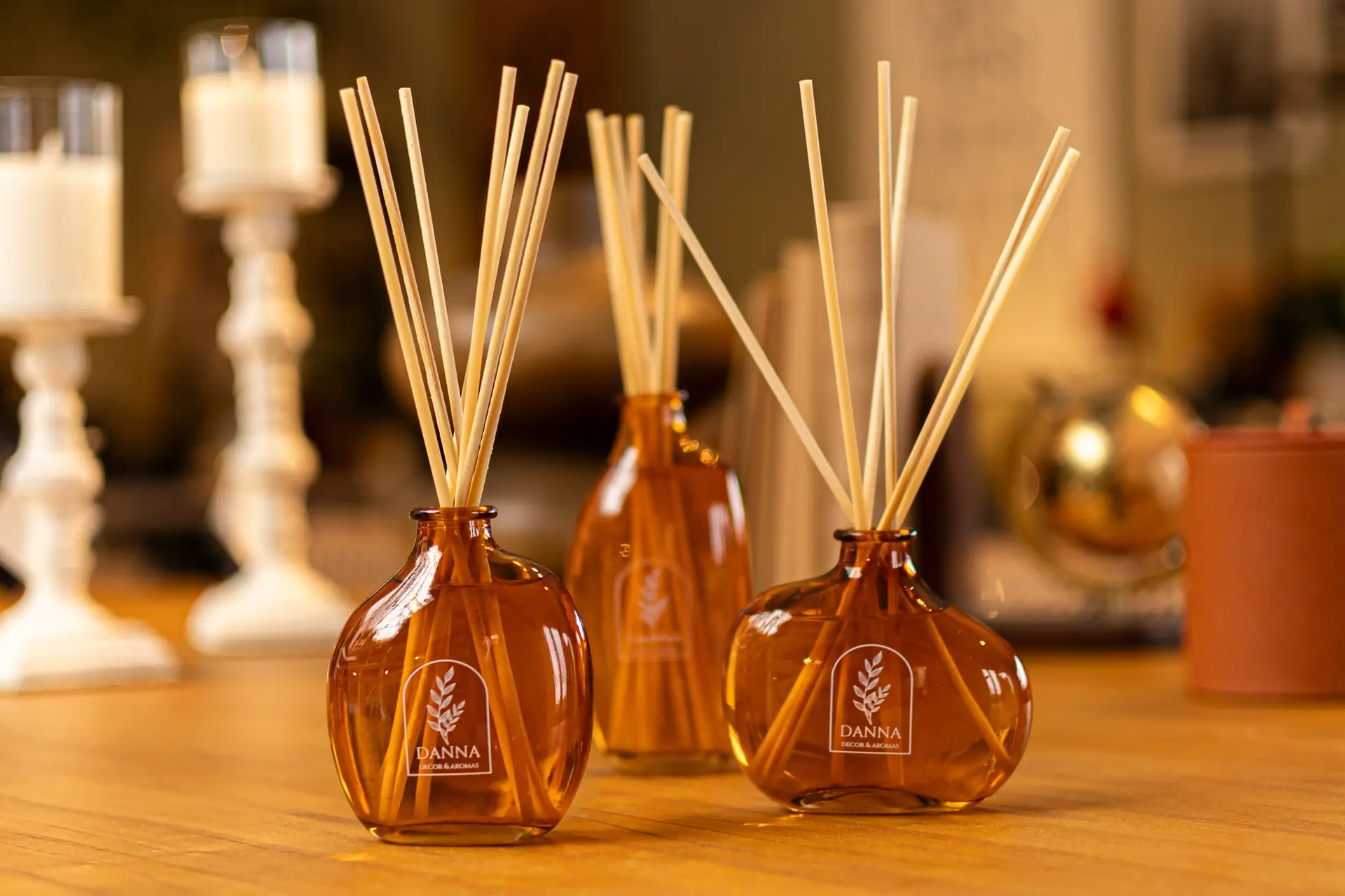 Vela e difusor artesanal Danna Decor & Aromas